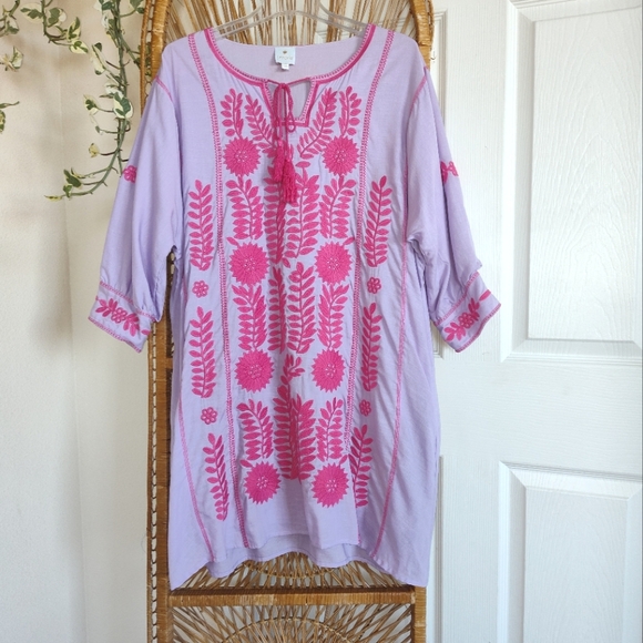 J. Marie Kennedy Embroidered Dress - Picture 2 of 11